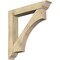 Ekena Millwork Westlake Traditional Rough Sawn Bracket w/ Offset Brace, Douglas Fir, 8"W x 48"D x 48"H BKT0806X48X48WTL01RDF - alternate 1